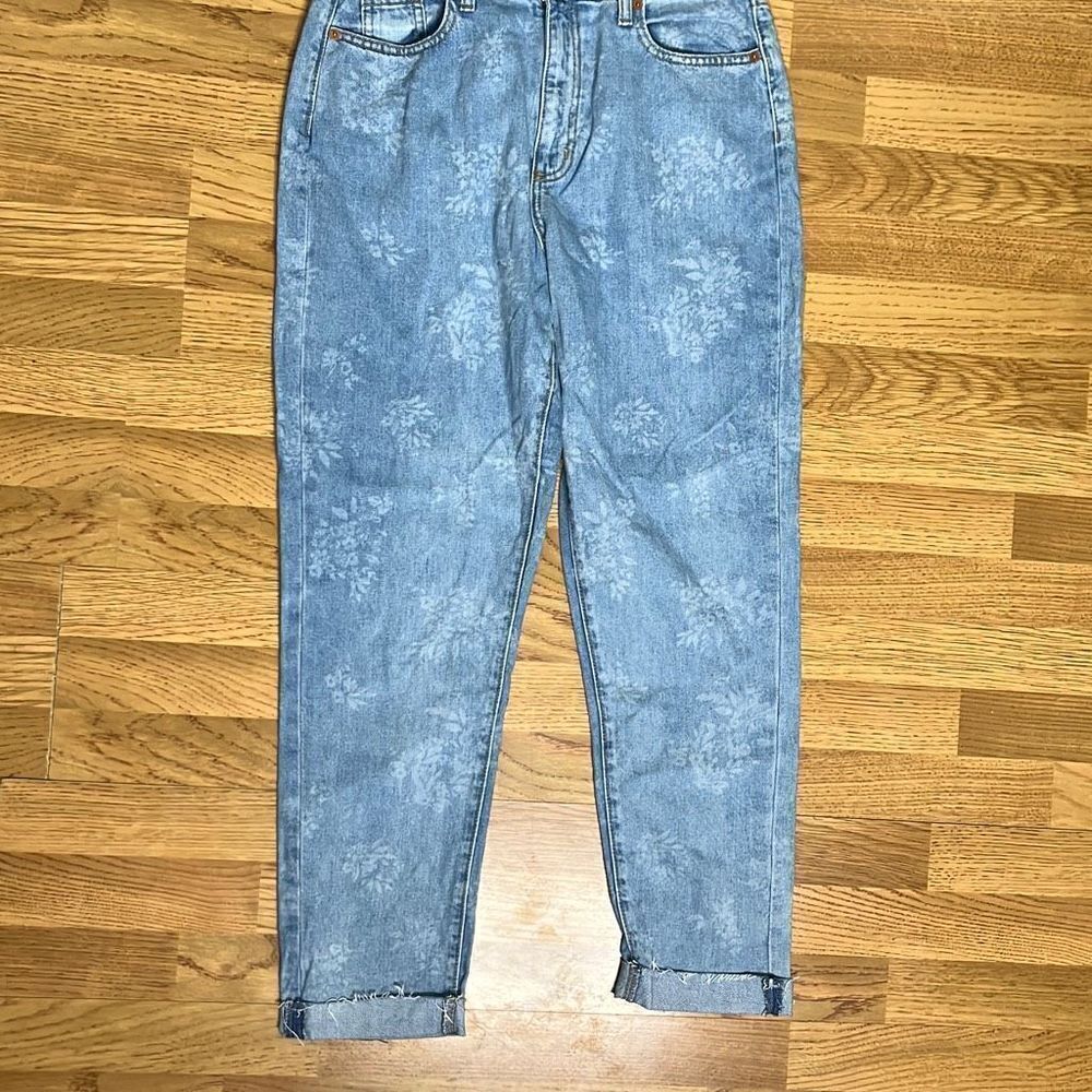 Universal Threads Boyfriend High Rise Jeans 100% Cotton Denim Blue Women's Pants